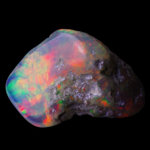 Opale cristal de Welo, Ethiopie