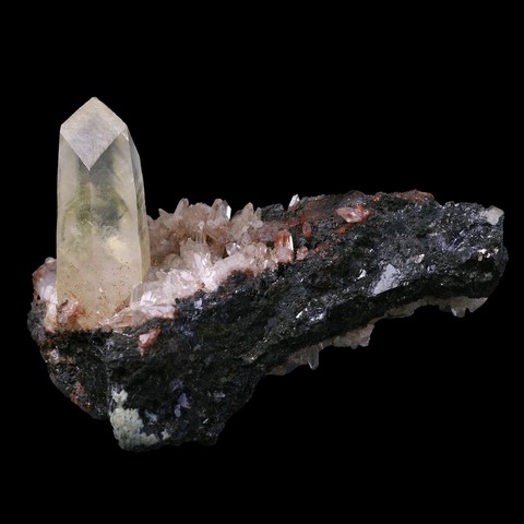 Cristal jaune de smithsonite de Tsumeb Mine, Namibie