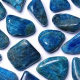 Apatite bleue Chakra de la gorge - VISHUDDHA - Chakra du troisième oeil - AJNA - Régime, os, tension, communication, élocution, écoute