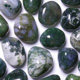 Moss agate Heart chakra - ANAHATA - Insect bites, lungs, kidneys, gut, heart, pancreas, detox, anti-inflammatory, childbirth, depression, trust, love, fear
