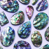 Abalone mother of pearl Solar plexus chakra - MANIPURA - Third eye chakra - AJNA - Heart, muscles, immune system, digestion, joints, skin, allergies, childbirth, fertility, intuition, expression, calm, serenity
