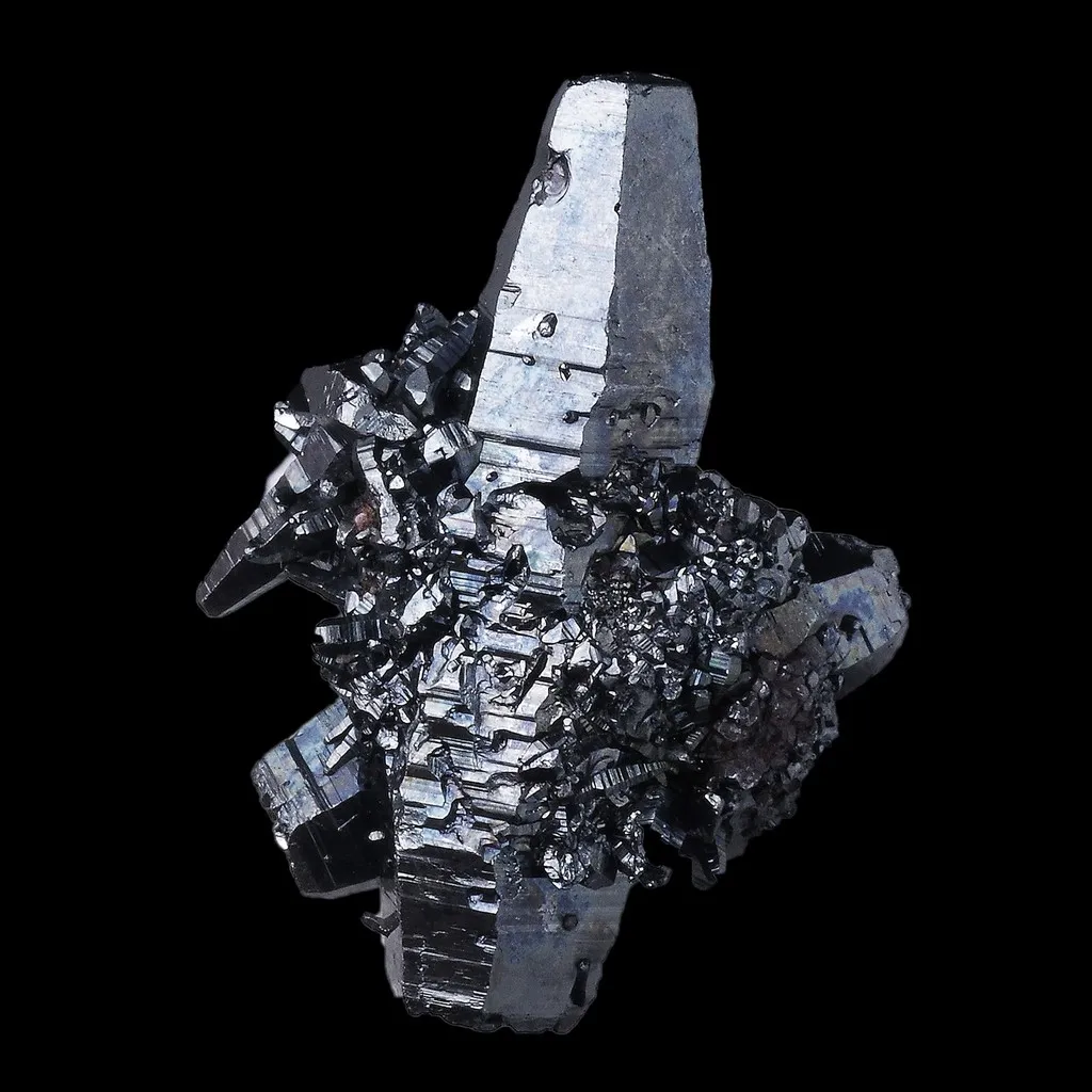 Hématite prismatique de Hormuz Island, Hormozgan, Iran © Rémi Bornet