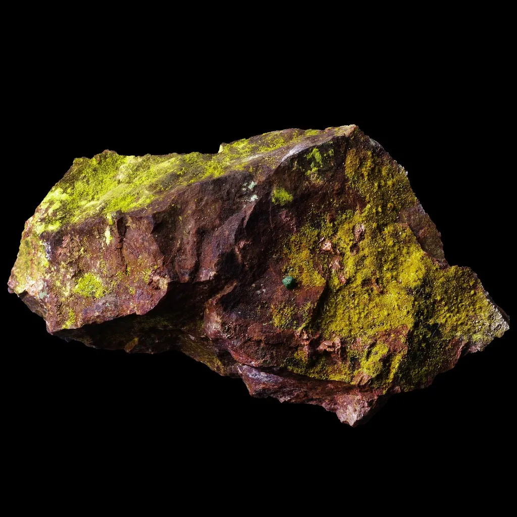 Uranophane des Bois Noirs, Loire, France
