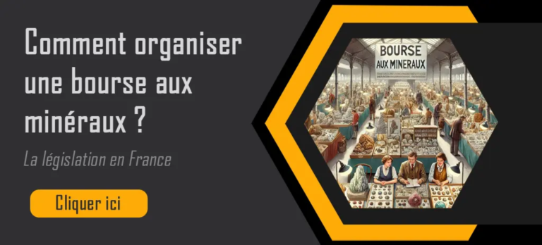 Bouton organiser bourse minéraux