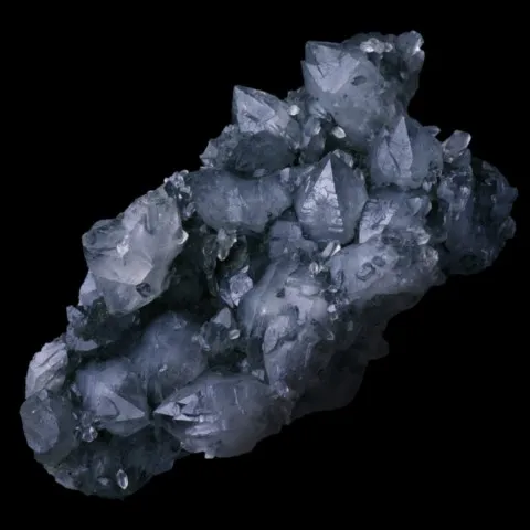 Boulangérite et quartz de Herja, Roumanie