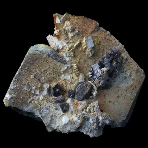 Sphalérite et calcite de St-Pons, Alpes-de-Haute-Provence, France