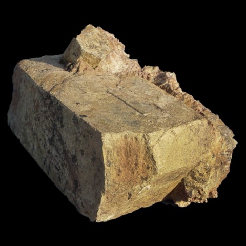 Aeschynite-(Y) de 12 cm de Clora May Mine, Colorado, USA © Juan Jimenez