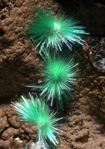 Agardite de Hilarion Mine, Kamariza, Laurion, Grèce - © Schreiber Fritz 