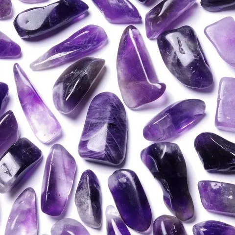 Améthyste Chakra couronne - SAHASRARA - Anti-douleur, maux de tête, estomac, détox, cicatrisation, addictions, peau, poumons, circulation sanguine, os, nervosité, protection, lucidité, concentration, méditation, amour