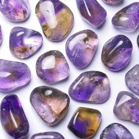 Amétrine Chakra du plexus solaire - MANIPURA - Chakra couronne - SAHASRARA - Reins, digestion, détox, addictions, dépression, lucidité, concentration, moral