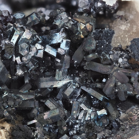 Argentopyrite de Svornost Mine, République Tchèque © Uwe Haubenreisser