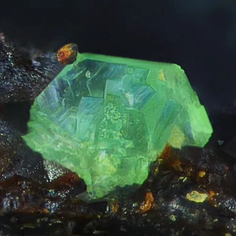 Arsentsumébite de La Estrella Mine, Andalousie, Espagne © Jean-Pierre Barral