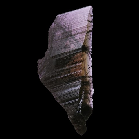 Axinite crystal from Pakistan