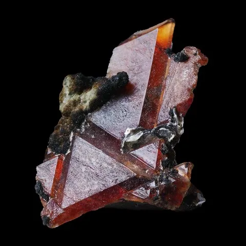 Rhodochrosite maclée du Mont St-Hilaire