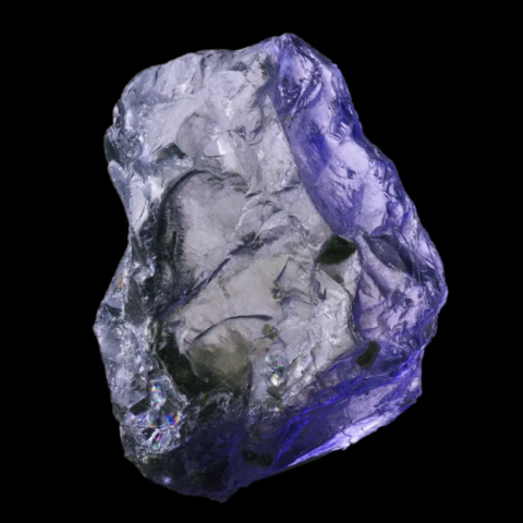 Cordiérite brute de Babati, Babati District, Manyara Region, Tanzanie