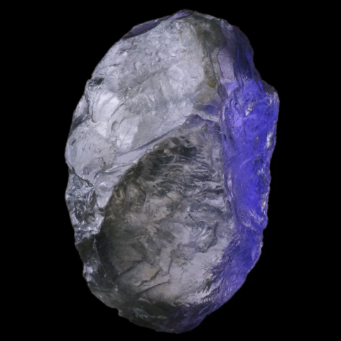 Cordiérite brute de Babati, Babati District, Manyara Region, Tanzanie
