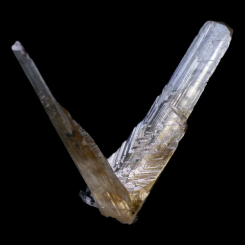 Cérusite maclée de Touissit, Maroc