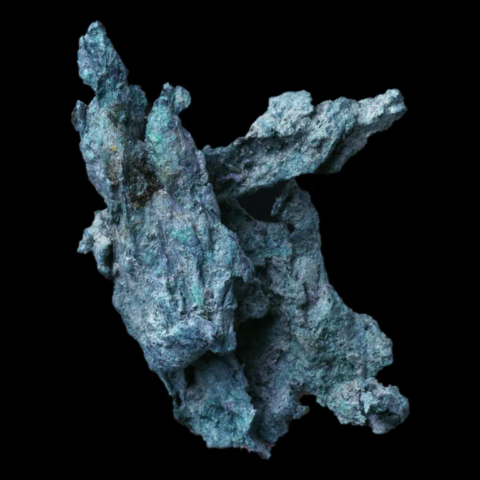 Cuivre natif de Mine des Clausis, St-Véran, Hautes-Alpes, France