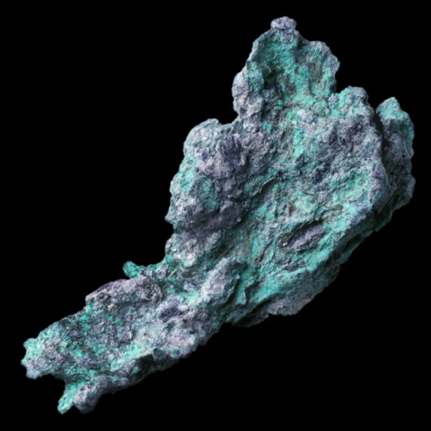 Cuivre natif de Mine des Clausis, St-Véran, Hautes-Alpes, France