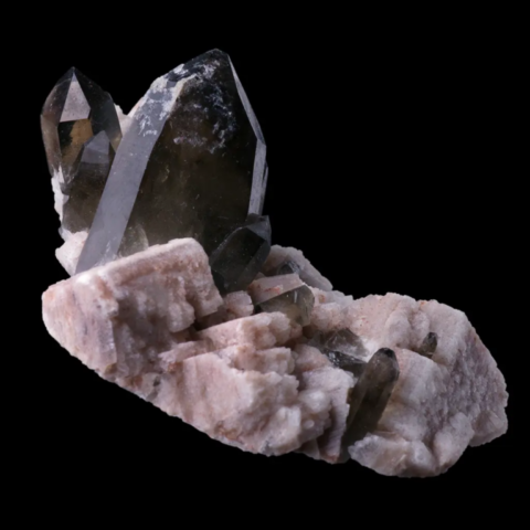 Quartz fumé de "Black Hole" Pocket, Lake George, Park County, Colorado, USA