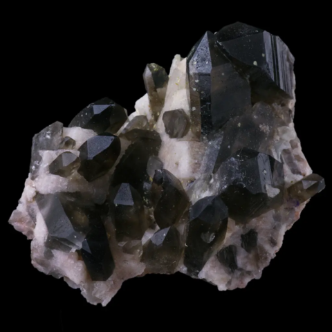 Quartz fumé de "Black Hole" Pocket, Lake George, Park County, Colorado, USA
