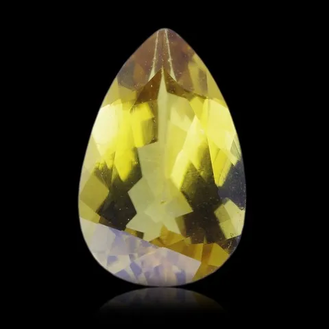 Tourmaline jaune facettée