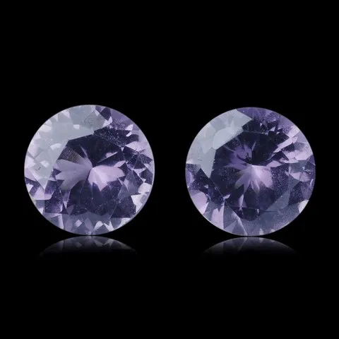 Paire de spinelles violets
