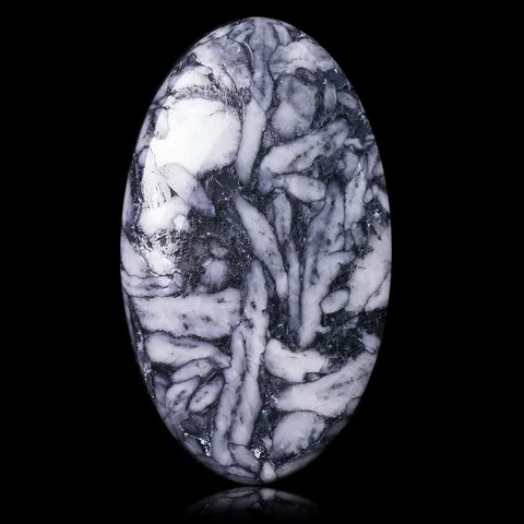 Cabochon pierre chrysanthème