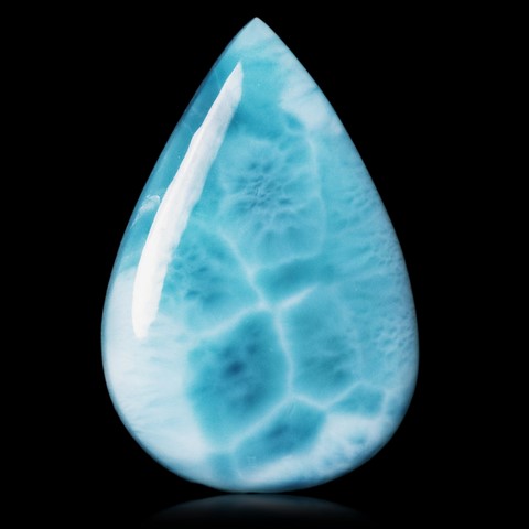 cabochon en larimar de République Dominicaine