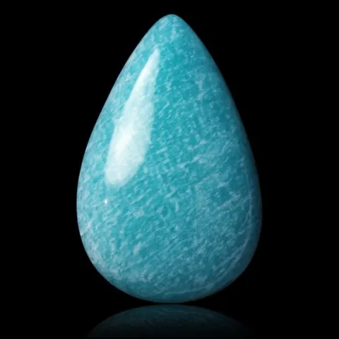 Amazonite du Pérou en cabochon