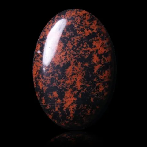 Obsidienne mahogany des USA en cabochon