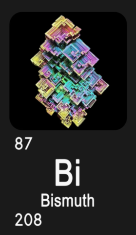 Bismuth synthétique