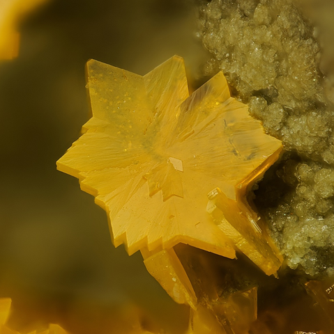 Billiétite maclée de Krunkelback Valley, Fribourg, Allemagne  © Stephan Wolfsried