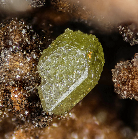 Bromargyrite de Blue Bell Mine, Californie, USA © Bruce J. Kelley