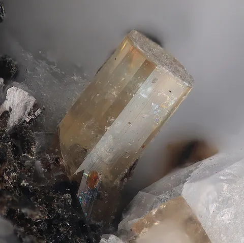 Burbankite de Poudrette Quarry, Mont St-Hilaire, Canada © Elmar Lackner