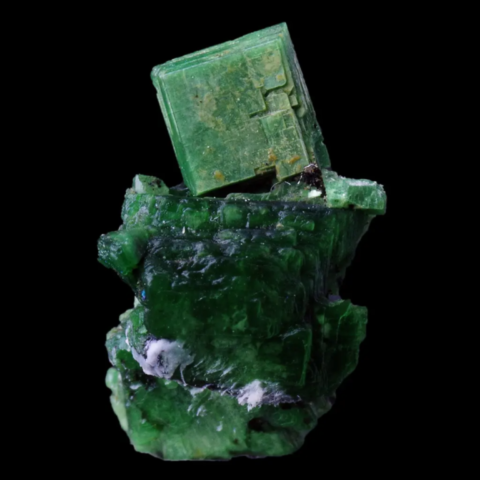 Torbernite de Margabal, Aveyron, France