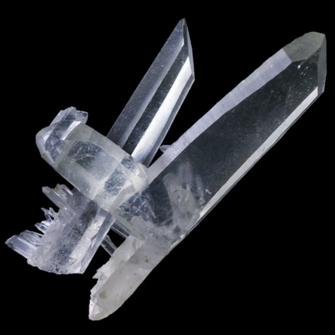 Quartz maclé des Les Rivoirands, Vizille, Isère (38), France