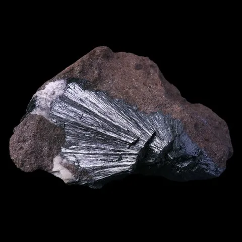 Pyrolusite de Imini, Ouarzazate, Drâa-Tafilalet, Maroc