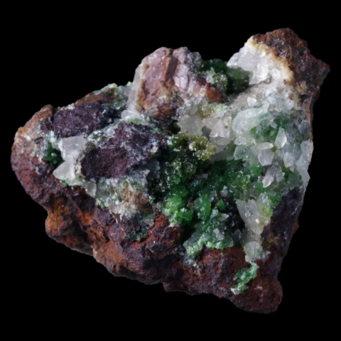 Conichalcite de Kamariza Mines, Agios Konstantinos, Laurion, Attiki Prefecture, Grèce