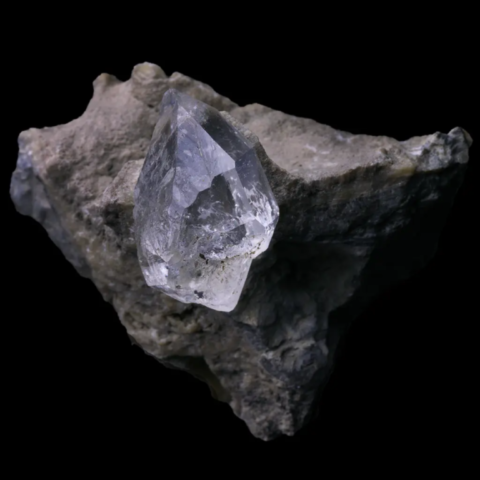 Quartz diamant de St-Jean-de-Valériscle, Gard, France