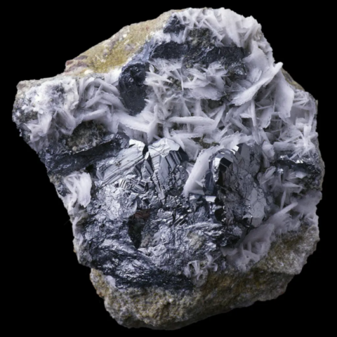 Bournonite des Malines, Gard, France