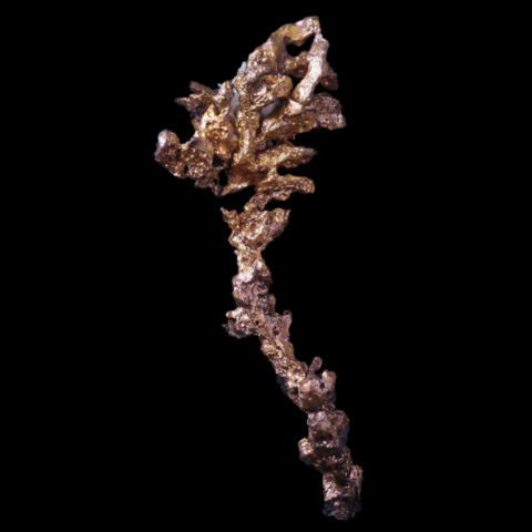 Cuivre natif d'Itauz Mine, Kazakhstan