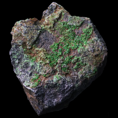 Ouvarovite de Jackson, Californie, USA