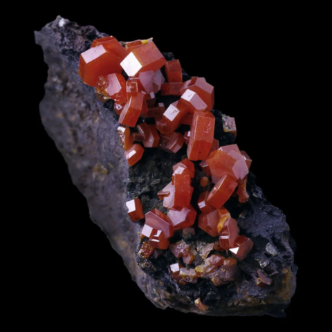 Vanadinite de Taouz, Maroc