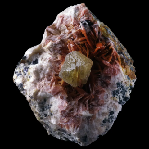Cérusite de Mibladen, Maroc