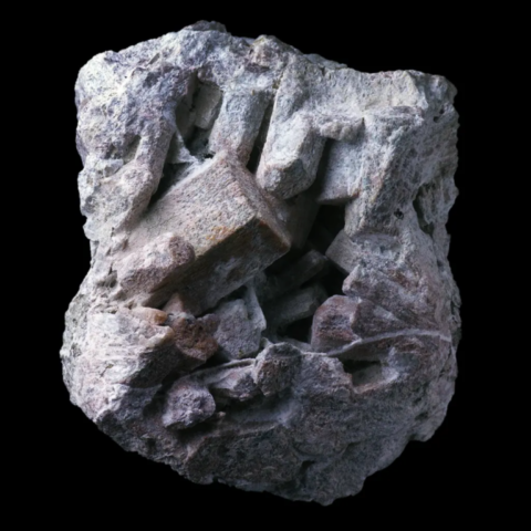 Néphéline de Jebel Bou-Agrao, Amersid, Aït Oufella Caïdat, Midelt Cercle, Midelt Province, Drâa-Tafilalet Region, Maroc