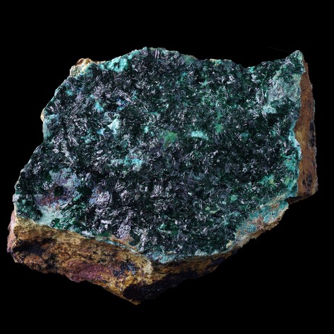 Atacamite de Lily Mine, Pisco Umay, Ica, Pérou