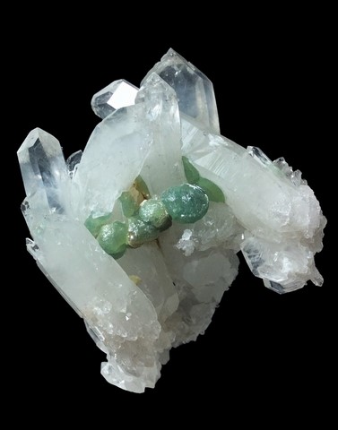 Cookéite et quartz de Green's Crystal Mine, Arkansas, USA © Jamison K. Brizendine