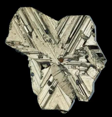 Cubanite maclée de Henderson Mine, Jamésie, Québec, Canada © Tomasz Praszkier