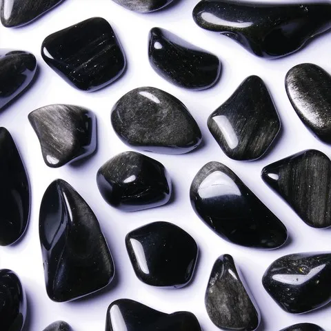 Silver obsidian Root chakra - MULADHARA - Sacral chakra - SVADHISHTHANA - Solar plexus chakra - MANIPURA - Blood circulation, digestion, healing, detox, pain relief, stress, addictions, meditation, anger, fear, protection